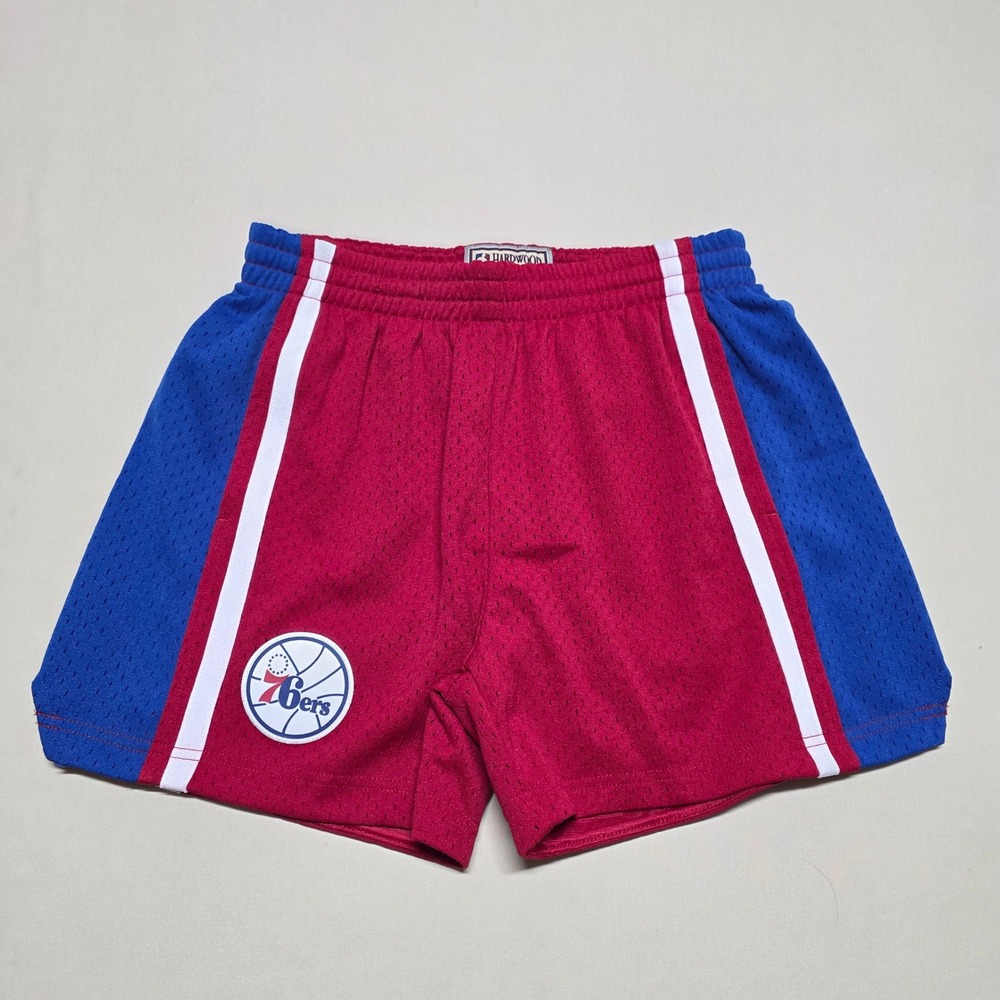 Mitchell & Ness Philadelphia 76ers Hardwood Classics Mesh NBA Shorts Mens Small